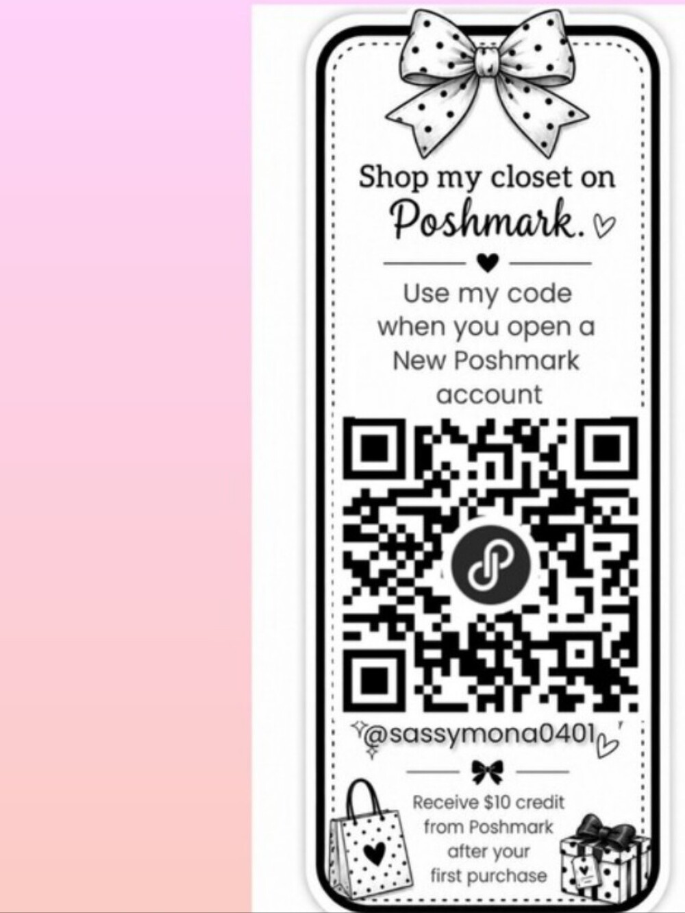 QR Thank You Closet Stickers 2x4 50 Custom Handcrafted Your Choice Design - Picture 7 of 10
